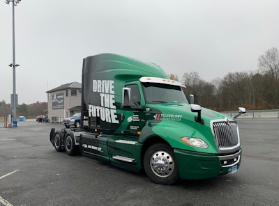 Jacobs Vehicle Systems' latest demonstration truck, a 2018 custom-built International LT625 tractor with a 13-liter A26 engine, shows how Jacobs cylinder deactivation and active decompression cut emissions, improve fuel economy and provide much smoother starts and stops.