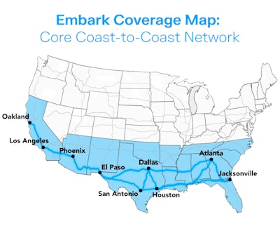 Embark Coverage Map