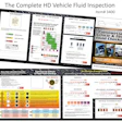 Pictures of a fluid test kit's instructions and documentation.