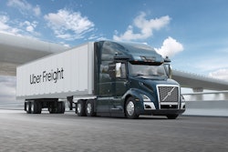 Uber Freight and V.A.S. truck
