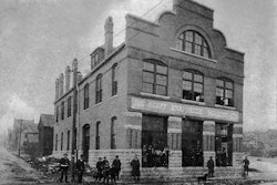 A view of Knapheide's facility in 1895.