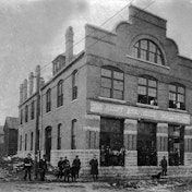 A view of Knapheide's facility in 1895.