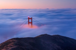 Golden Gate Bridge in fog