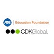 Logos of the ASE Education Foundation and CDK Global