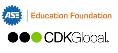 Logos of the ASE Education Foundation and CDK Global
