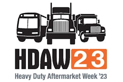 Logo for Heavy Duty Aftermarket Week 2023