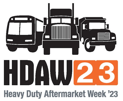 Logo for Heavy Duty Aftermarket Week 2023