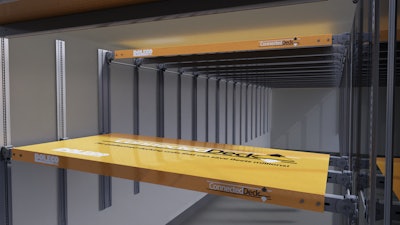 The entire unit requires less than 10 pounds of force to pull down.