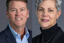 Side-by-side images of a man, the CEO, and a woman, the EVP/CFO.