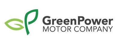 The GreenPower Motor Co. logo with green leaves