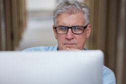 Man looking at computer
