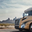 Volvo Truck in western desert