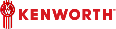 The red-and-white Kenworth logo