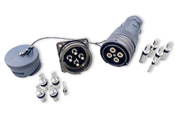 Amphenol's new reverse bayonet coupling connector.