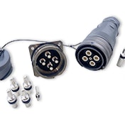 Amphenol's new reverse bayonet coupling connector.