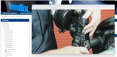 Bendix online brake school image