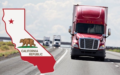 California trucking image