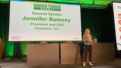 Jennifer Rumsey, new Cummins president and CEO