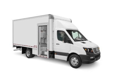 Morgan Truck Body Class 4 Parcel Van Full Height Walk Through 2023