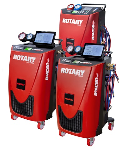 Rotary's A/C charging machines