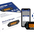 A QuickWeight on board scale and box.