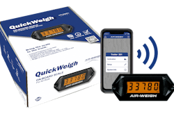 A QuickWeight on board scale and box.