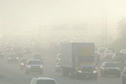 traffic in smog