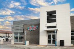 An EZ GO convenience store and gas station.