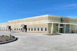 The outside of the new MHC Kenworth-South Denver dealership.
