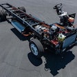 An electric truck chassis from Motiv.