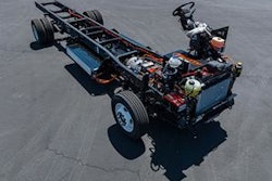 An electric truck chassis from Motiv.