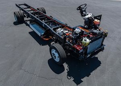 An electric truck chassis from Motiv.