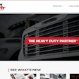 Screenshot of a new Dayton Parts website