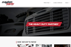 Screenshot of a new Dayton Parts website