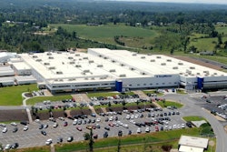 An overhead look of the BorgWarner Seneca, S.C., plant.