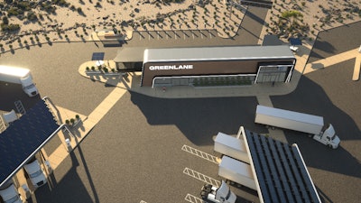 Rendering of a Greenlane station