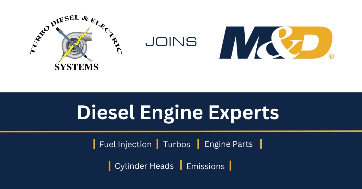 M&D acquires Turbo Diesel & Electric, adding six branch locations