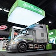Hyliion Karno truck on display