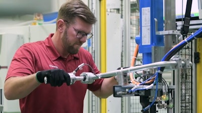ZF transmission production line testing