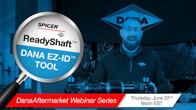 Dana driveshaft webinar