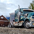 Kenworth Truck in mountains