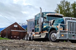 Kenworth Truck in mountains