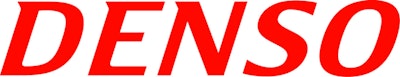 The DENSO logo in red and white.