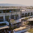 Nikola's Phoenix headquarters in the foreground with city and mountains in the background.