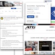 A collage of job ads from ATG, NETC, Boss Truck Shop and Cox Automotive Mobility.