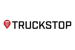 The Truckstop logo in red, black and white.
