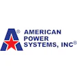 The American Power Systems logo in red, white and blue.