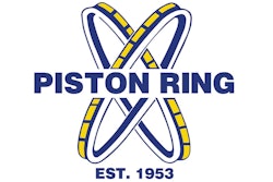 The Piston Ring logo with two yellow and blue rings and EST. 1953 at the bottom.