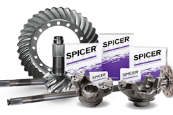 A group of Spicer Select branded parts.