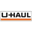 The U-Haul logo in black, white and orange.